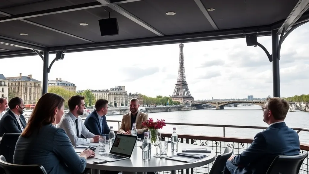 Croisière d'entreprise sur la Seine à Paris